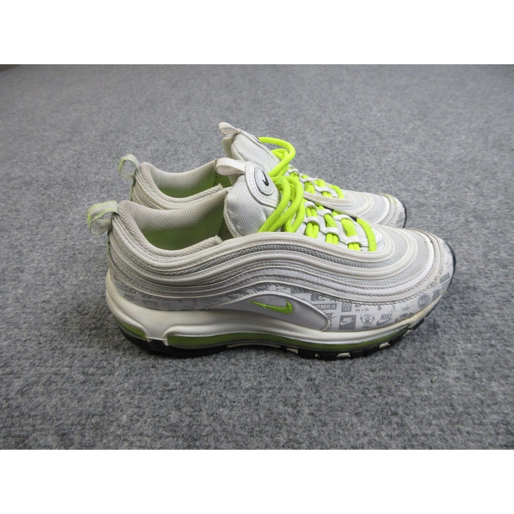 Nike Air Max 97 Reflective Logos Shoes Size 6.5Y Womens 8 921522-108 Sneakers